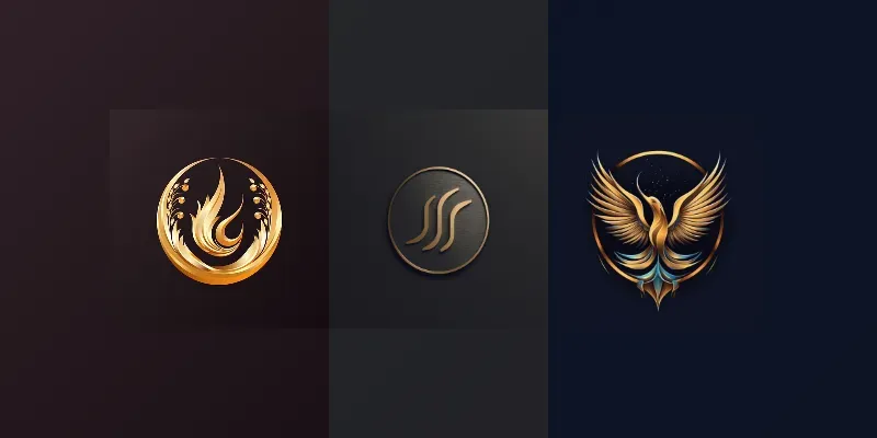 Gold Logos generated by undefined