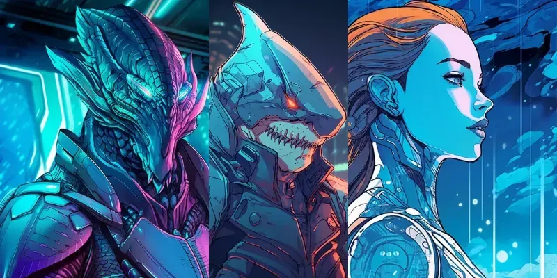 NFT Sci-fi Character Profiles generated by undefined