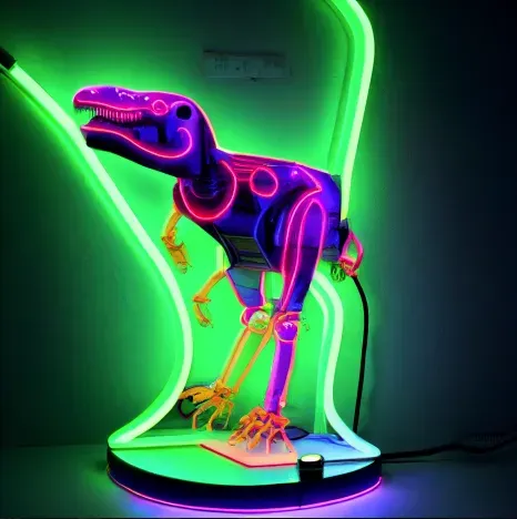 Neon Robot Animals