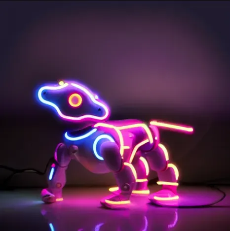 Neon Robot Animals