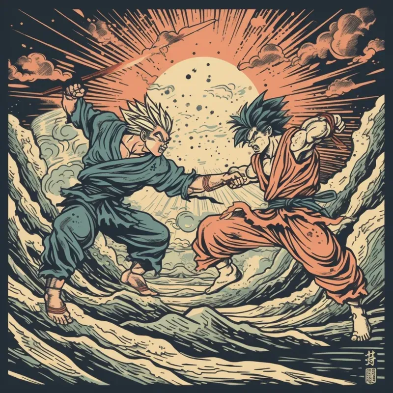 Epic Linocut Illustrations