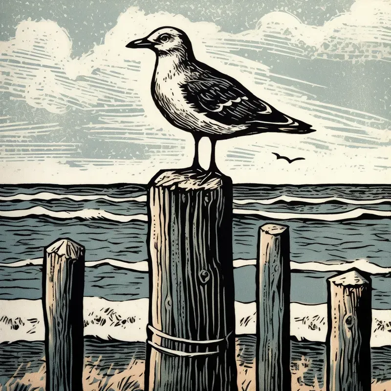 Epic Linocut Illustrations