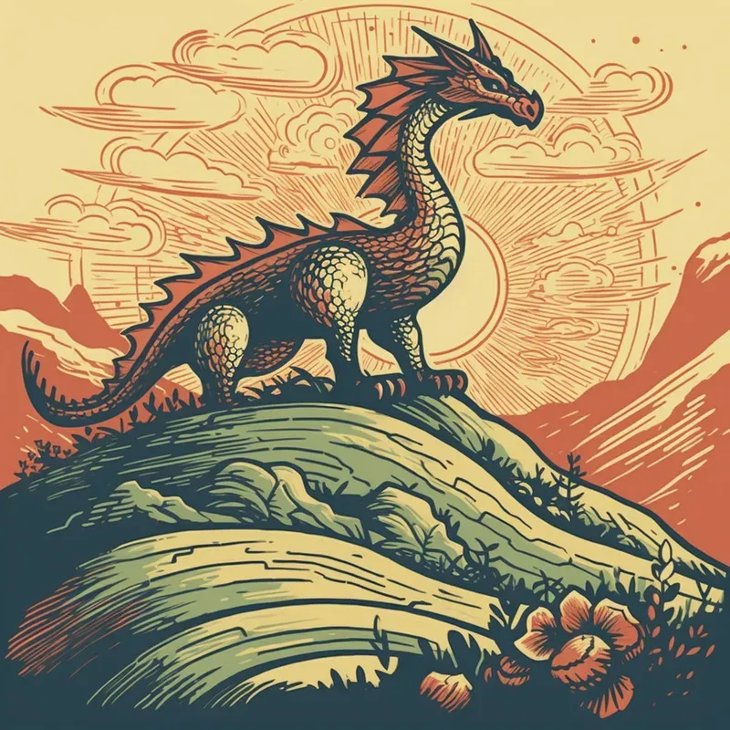 Epic Linocut Illustrations