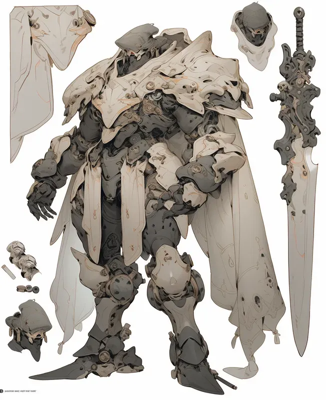 Knolling Characters Layout
