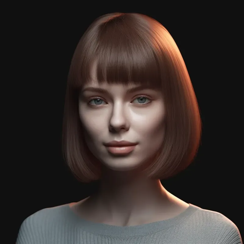 Woman Hairstyle Models