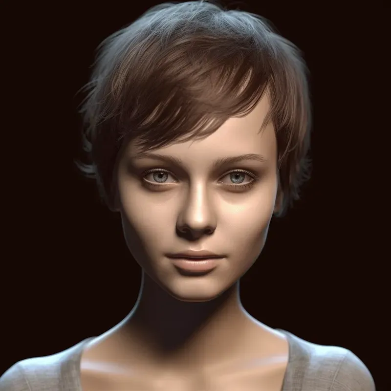 Woman Hairstyle Models