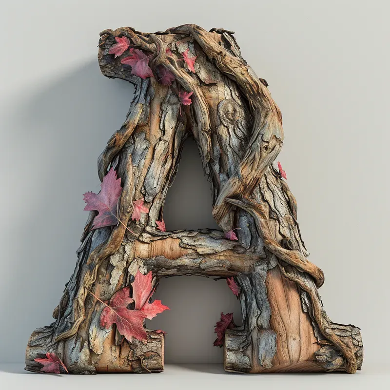 Wood 3D Letters