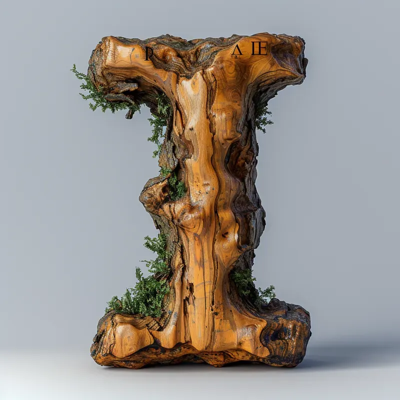 Wood 3D Letters