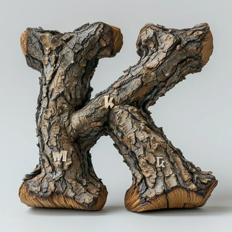 Wood 3D Letters
