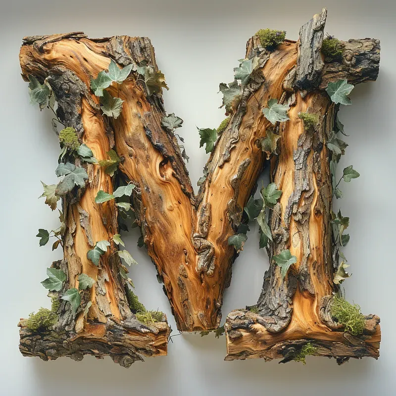 Wood 3D Letters