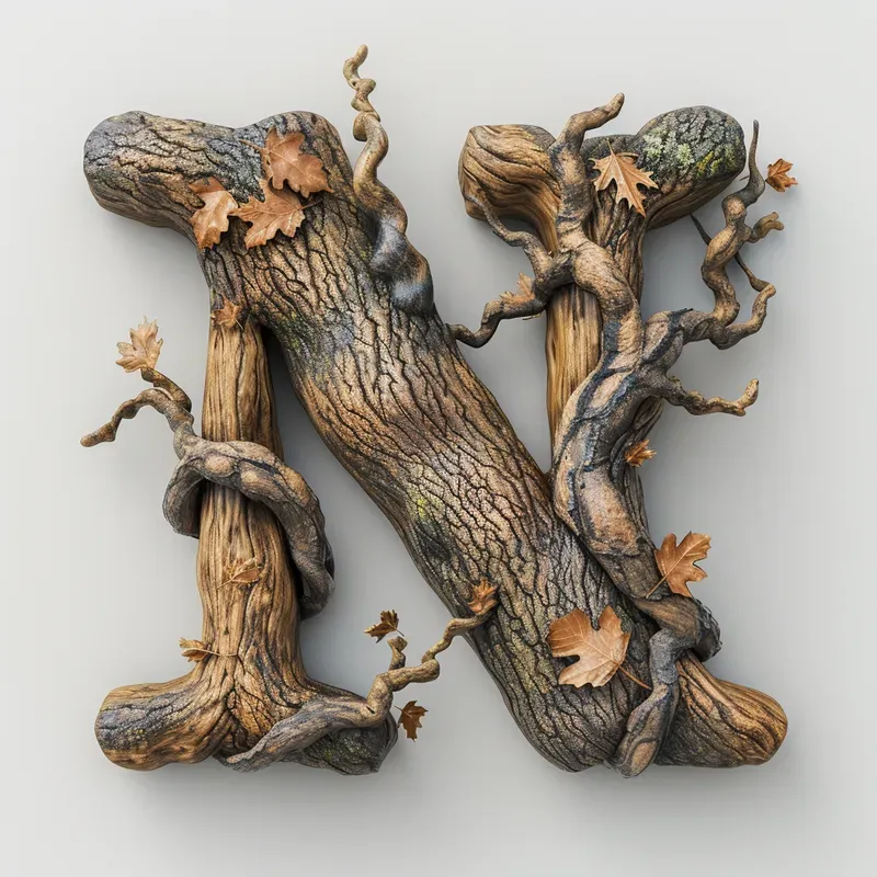 Wood 3D Letters