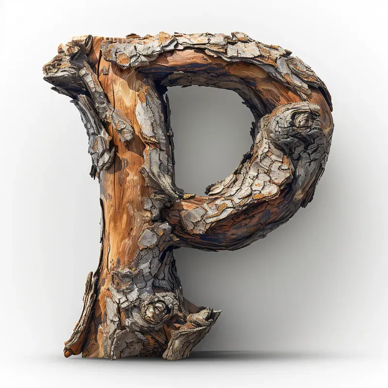Wood 3D Letters