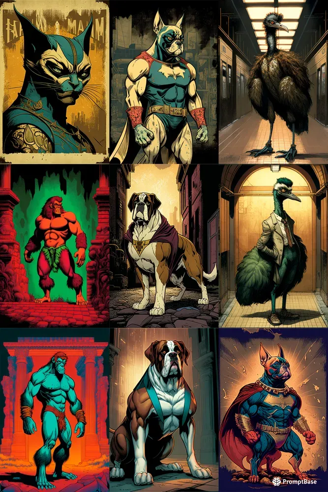 Cartoon Animal Super Villains
