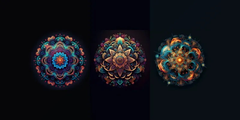 Electric Mandalas generated by undefined