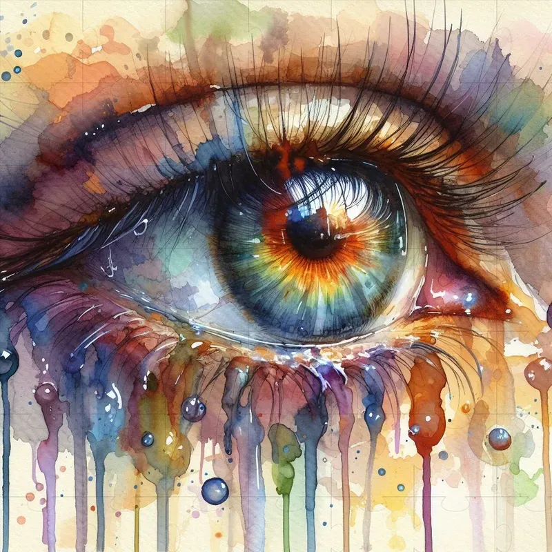 Dripping Watercolor Artworks