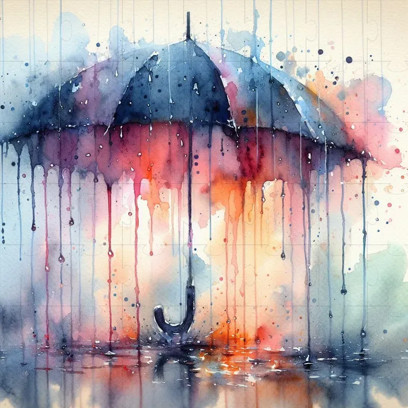 Dripping Watercolor Artworks