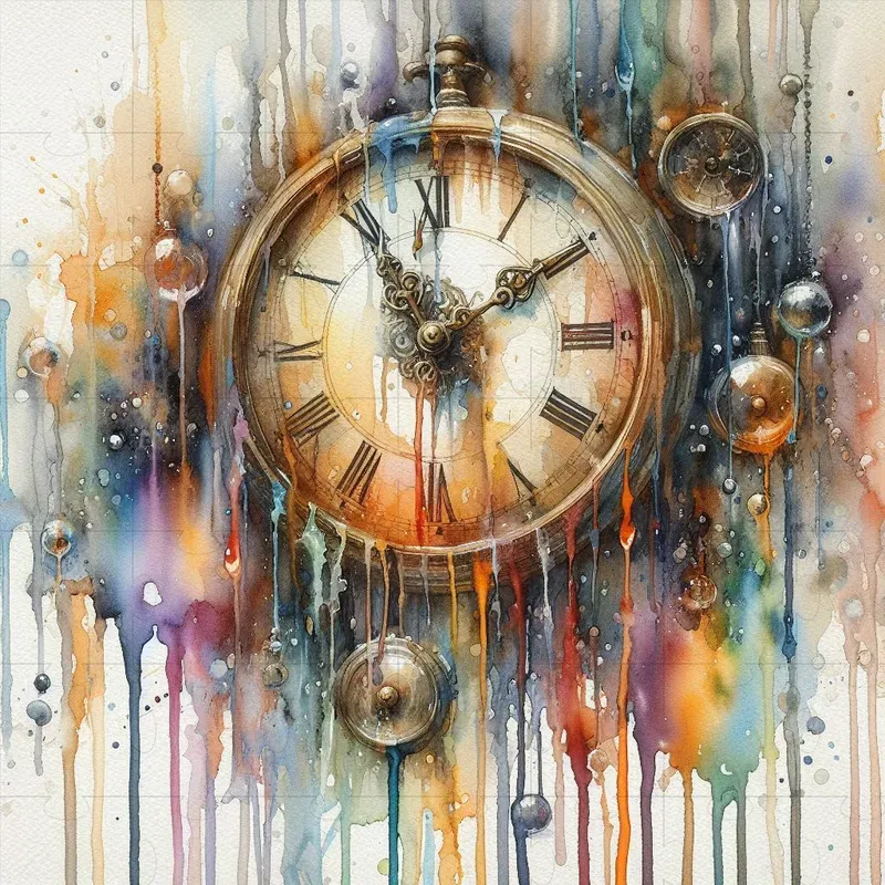 Dripping Watercolor Artworks