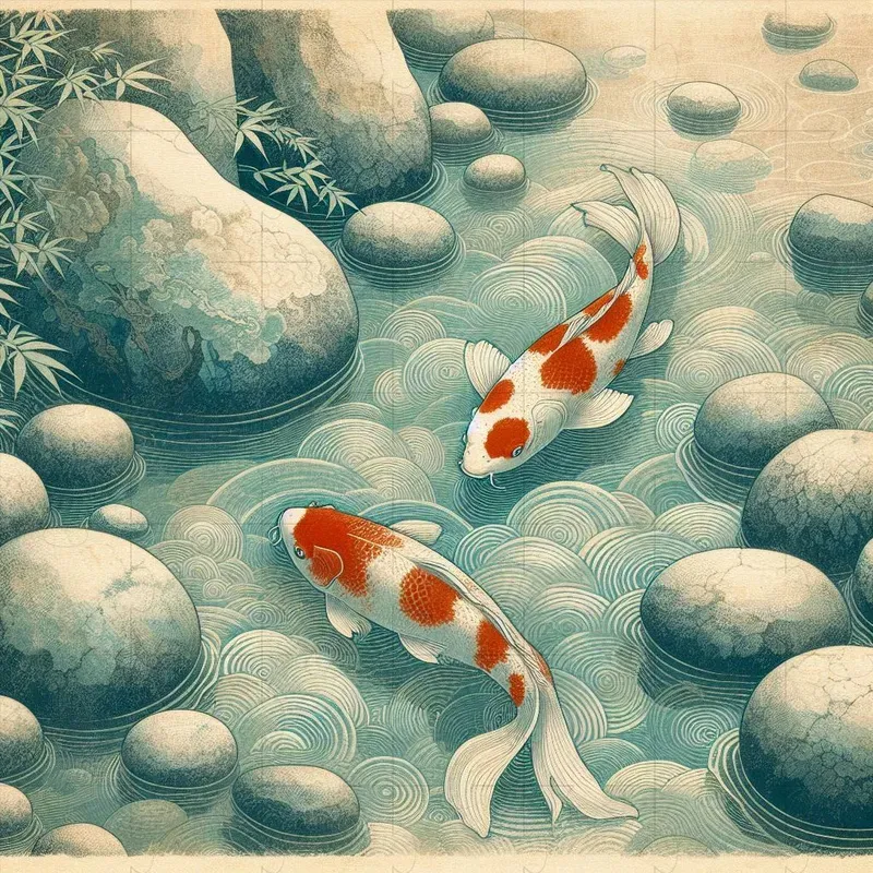 Authentic Folklore Japanese Ukiyo-e Art