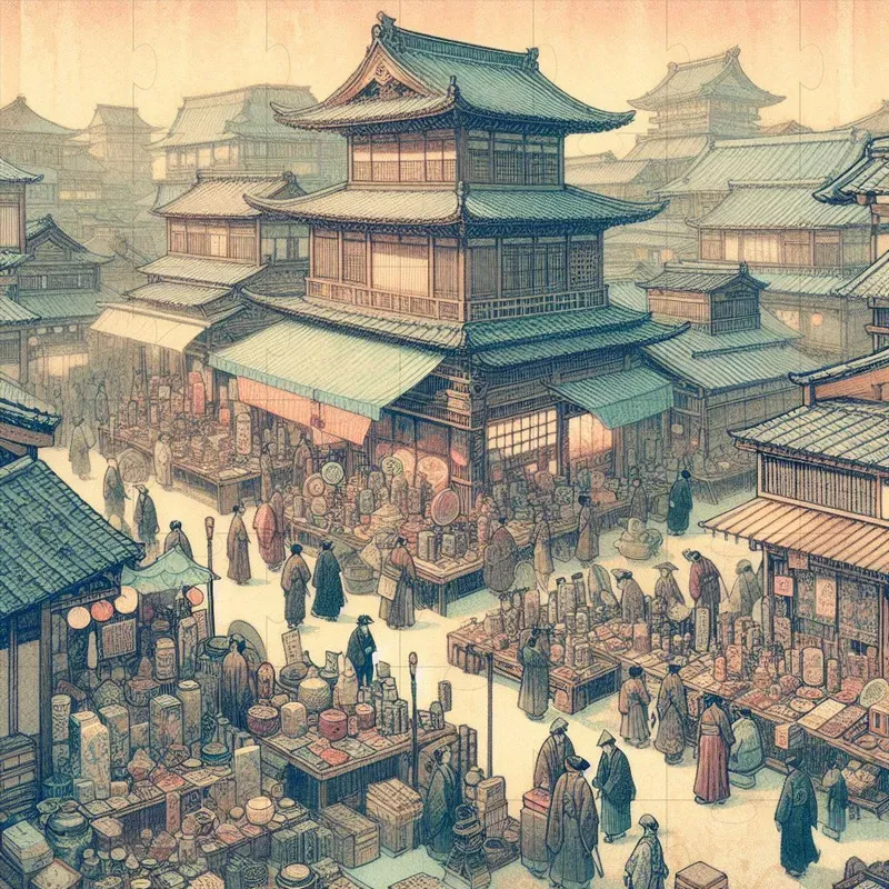 Authentic Folklore Japanese Ukiyo-e Art