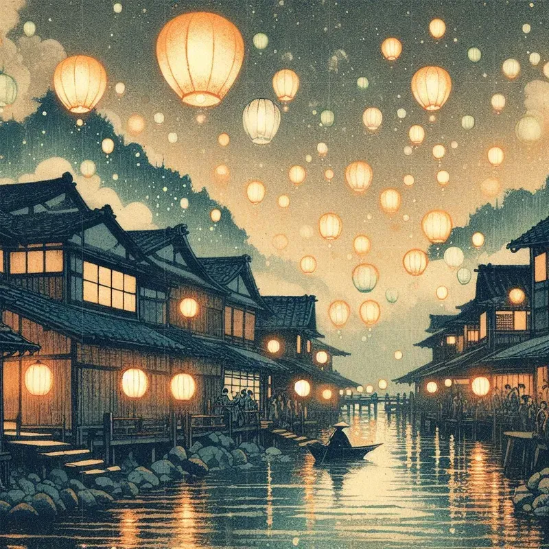 Authentic Folklore Japanese Ukiyo-e Art