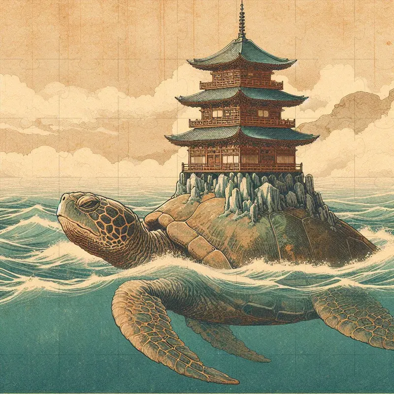 Authentic Folklore Japanese Ukiyo-e Art