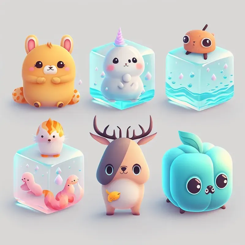 Kawaii 3D Icons  Create Cute And Fun 3D Graphics