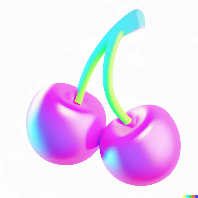 Iridescent 3D Emojis