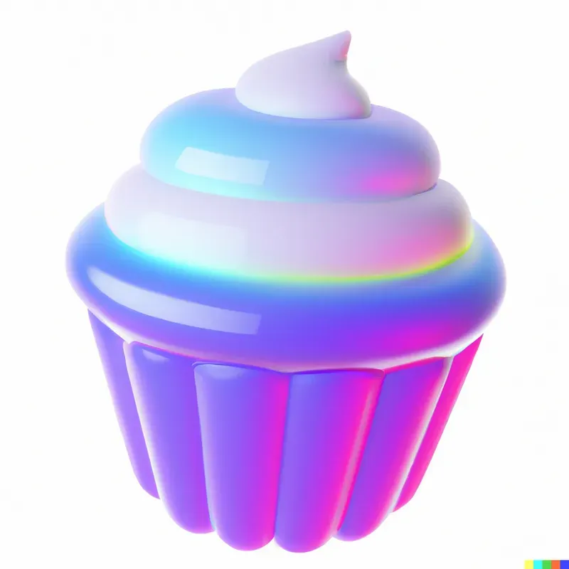 Iridescent 3D Emojis