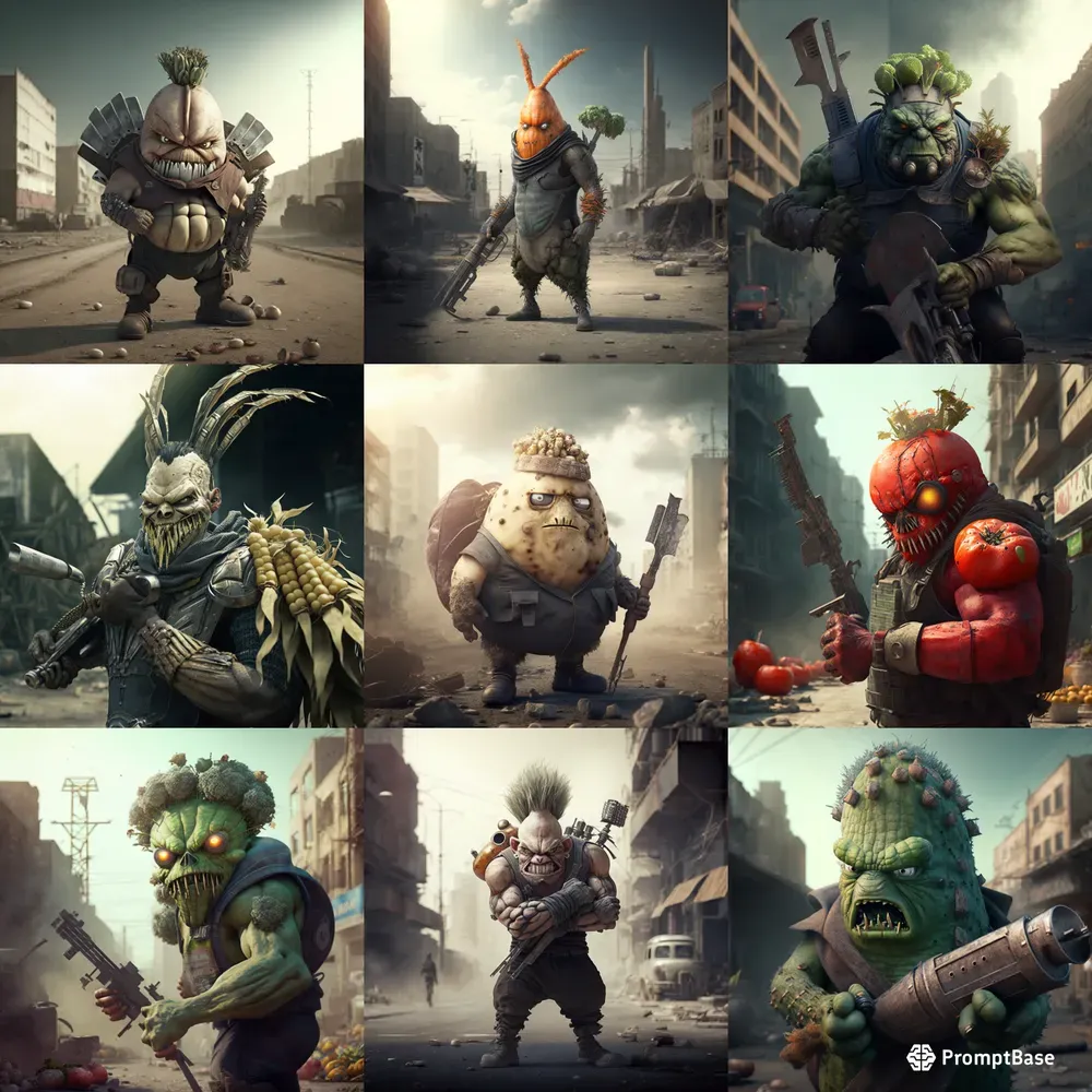 Anthropomorphic Vegetables