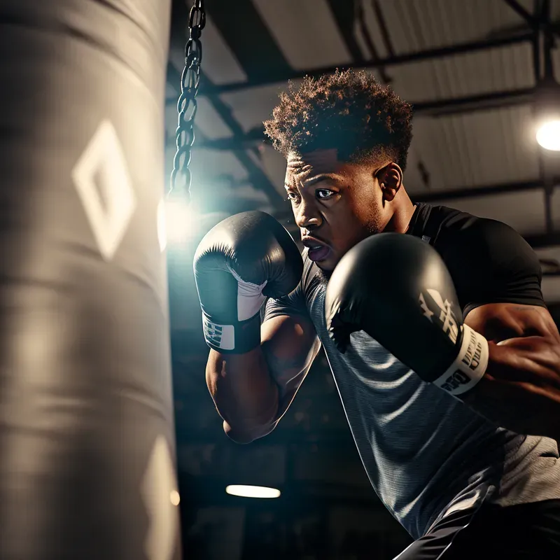 Realistic Boxing Athletes Training