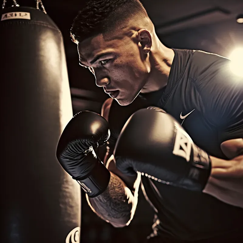 Realistic Boxing Athletes Training