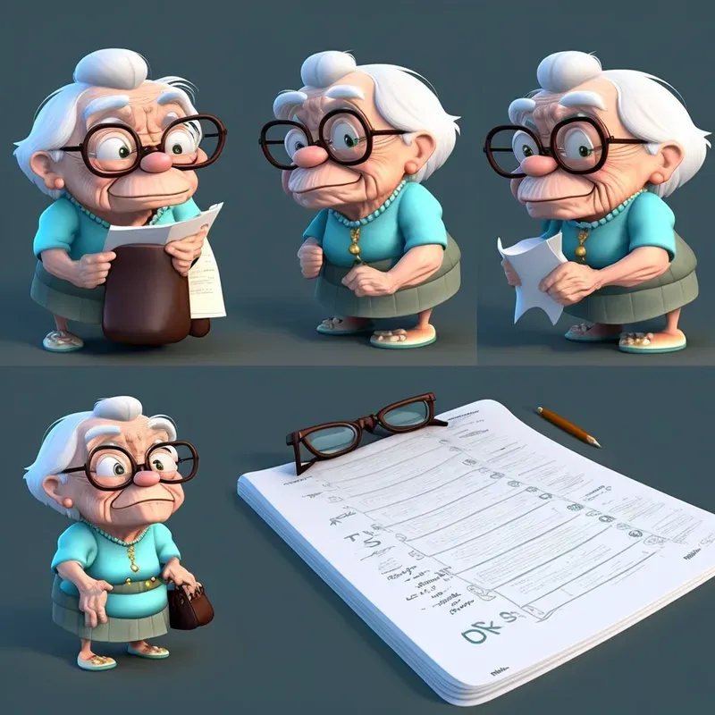 Multiple Poses Same 3D Characters