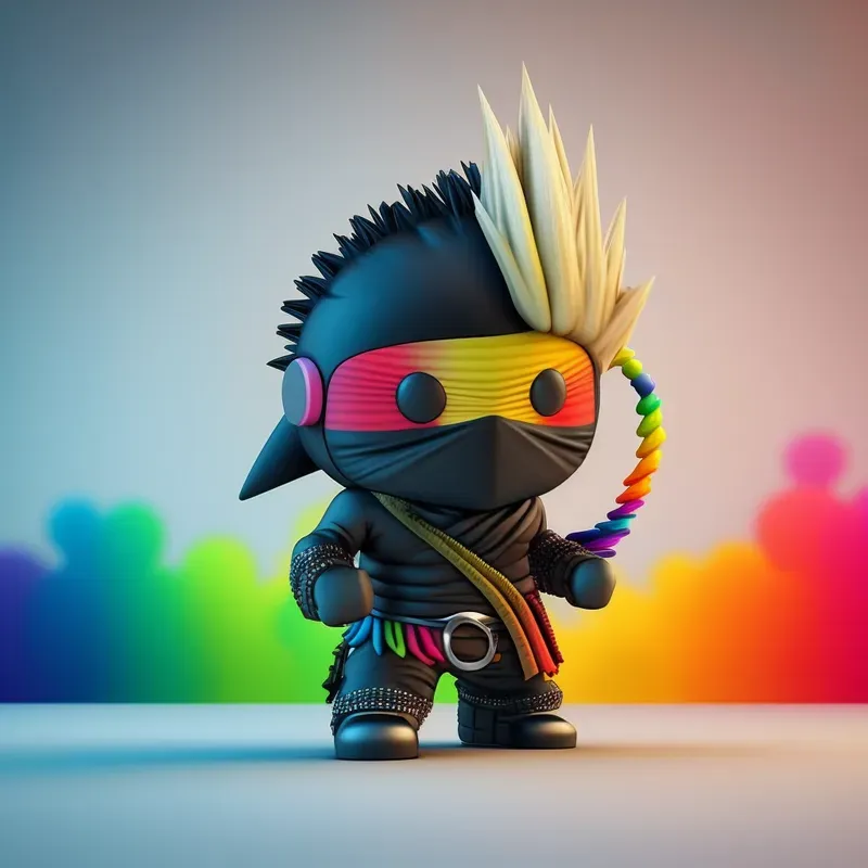 Colorful Ninjas - Kids Characters