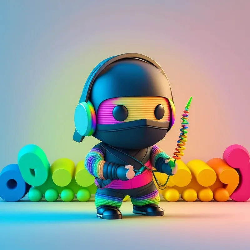Colorful Ninjas - Kids Characters