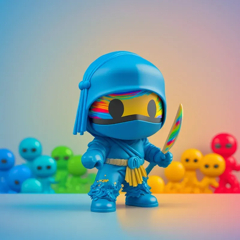 Colorful Ninjas - Kids Characters