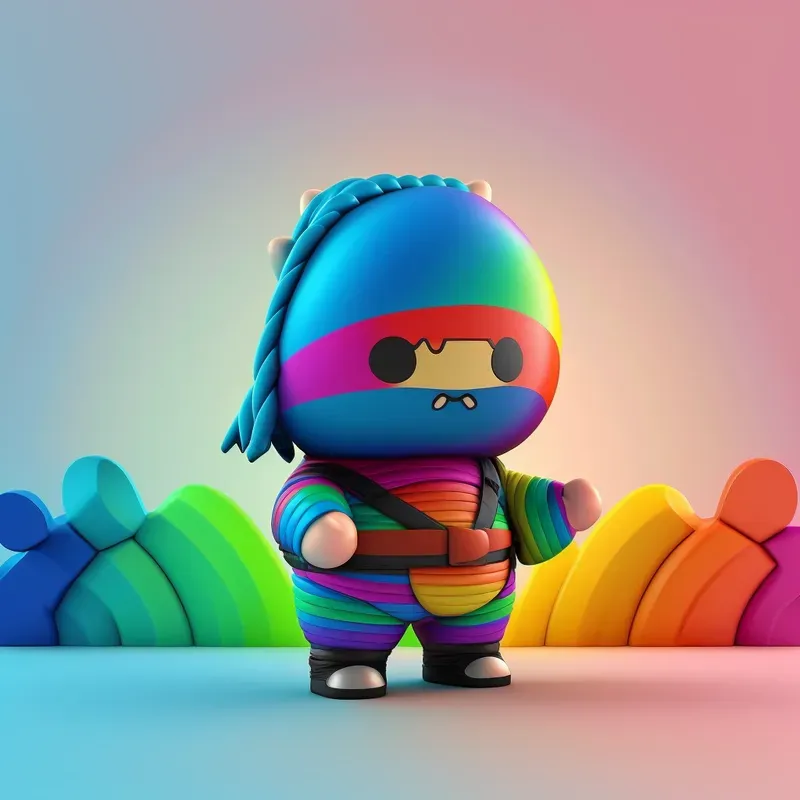 Colorful Ninjas - Kids Characters