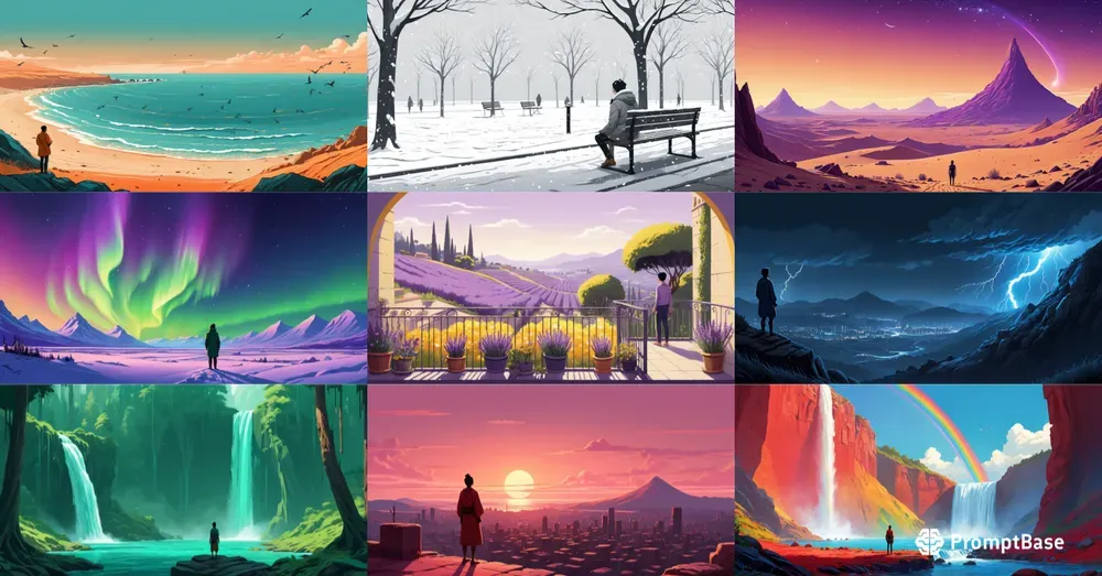 Lofi Style Landscapes
