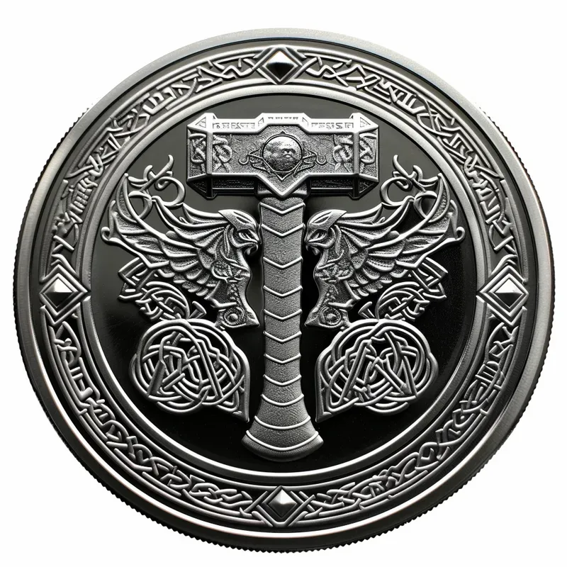 Laser Engraving Coins Bas Relief Style