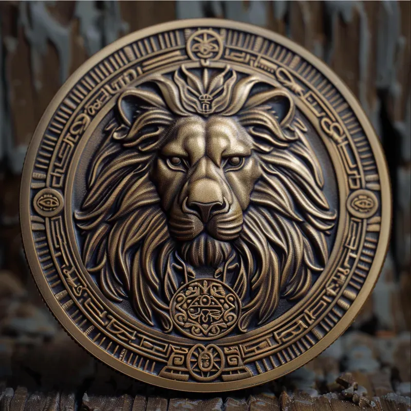 Laser Engraving Coins Bas Relief Style