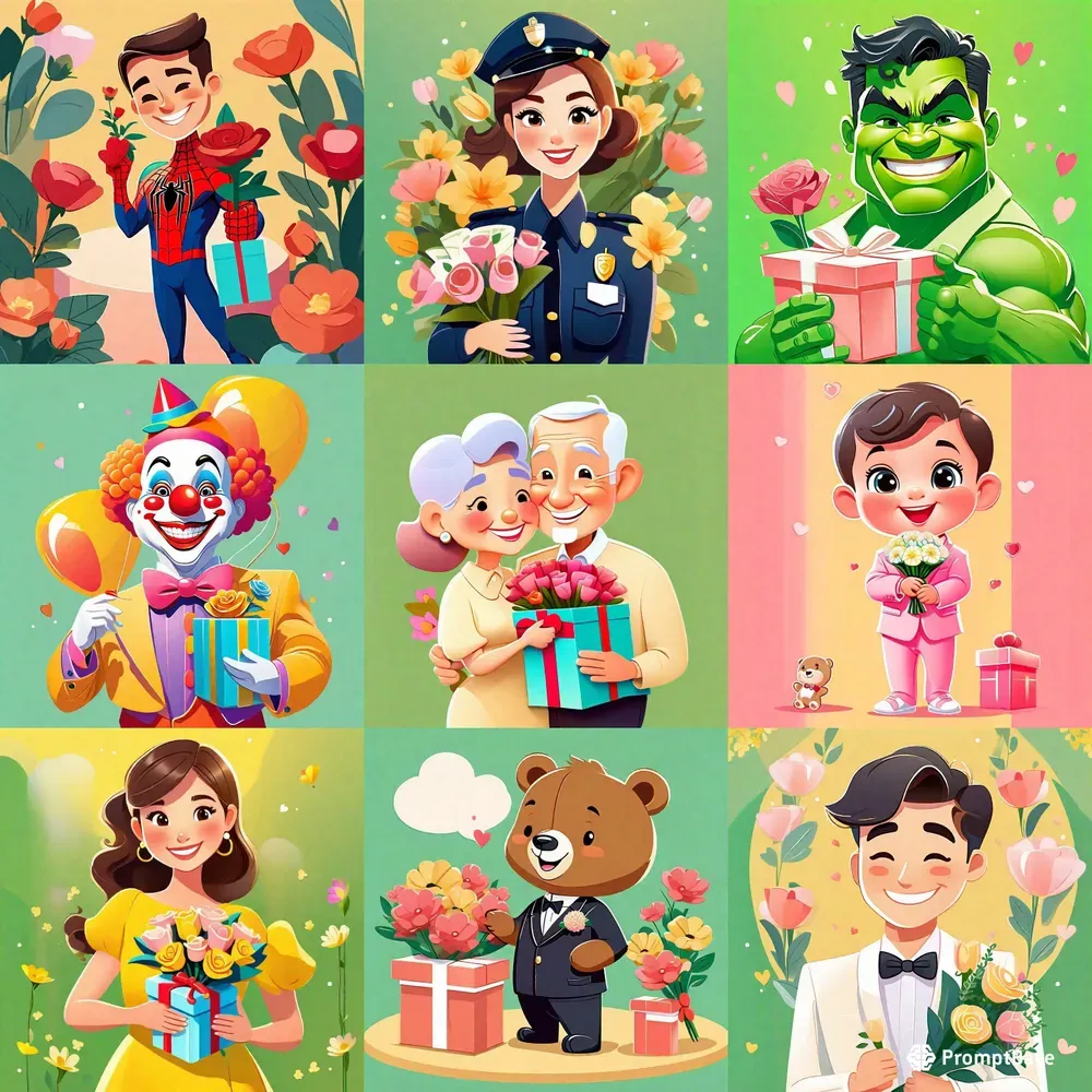 Romantic Proposal Illustrations