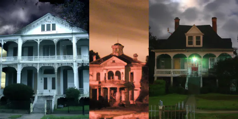 Ghostly Haunted Houses generated by undefined