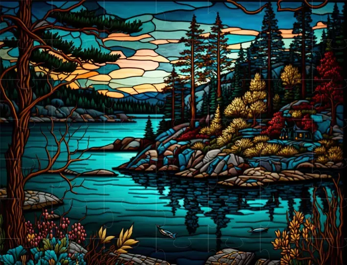 Stained Glass Landscapes