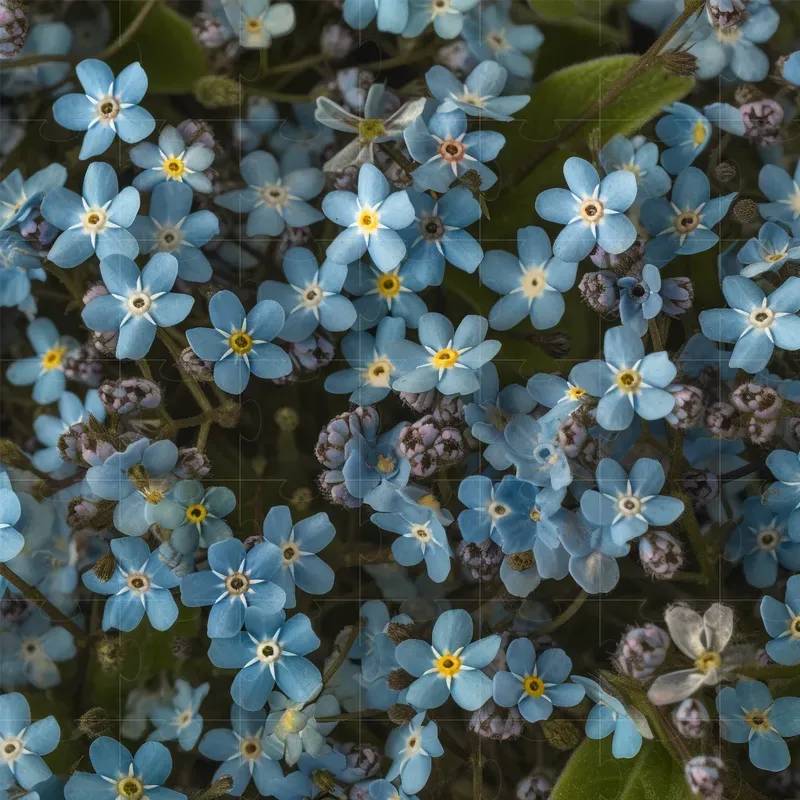 Realistic Floral Background Patterns