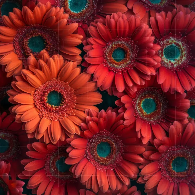 Realistic Floral Background Patterns