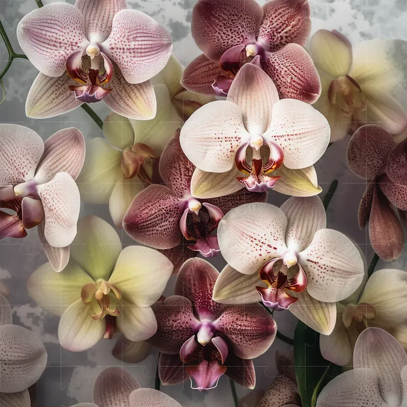 Realistic Floral Background Patterns