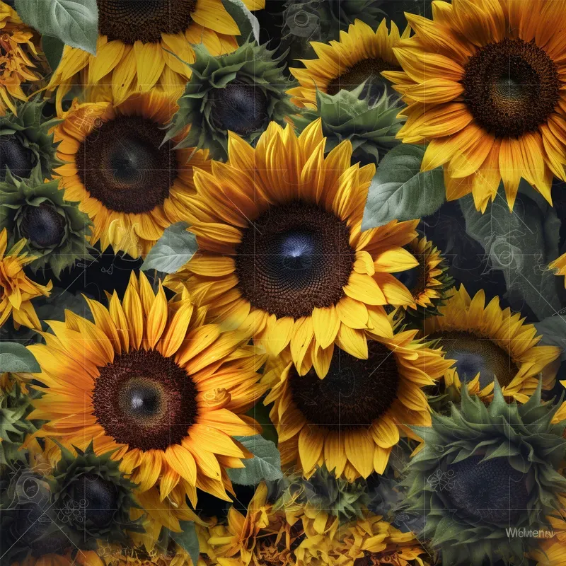 Realistic Floral Background Patterns