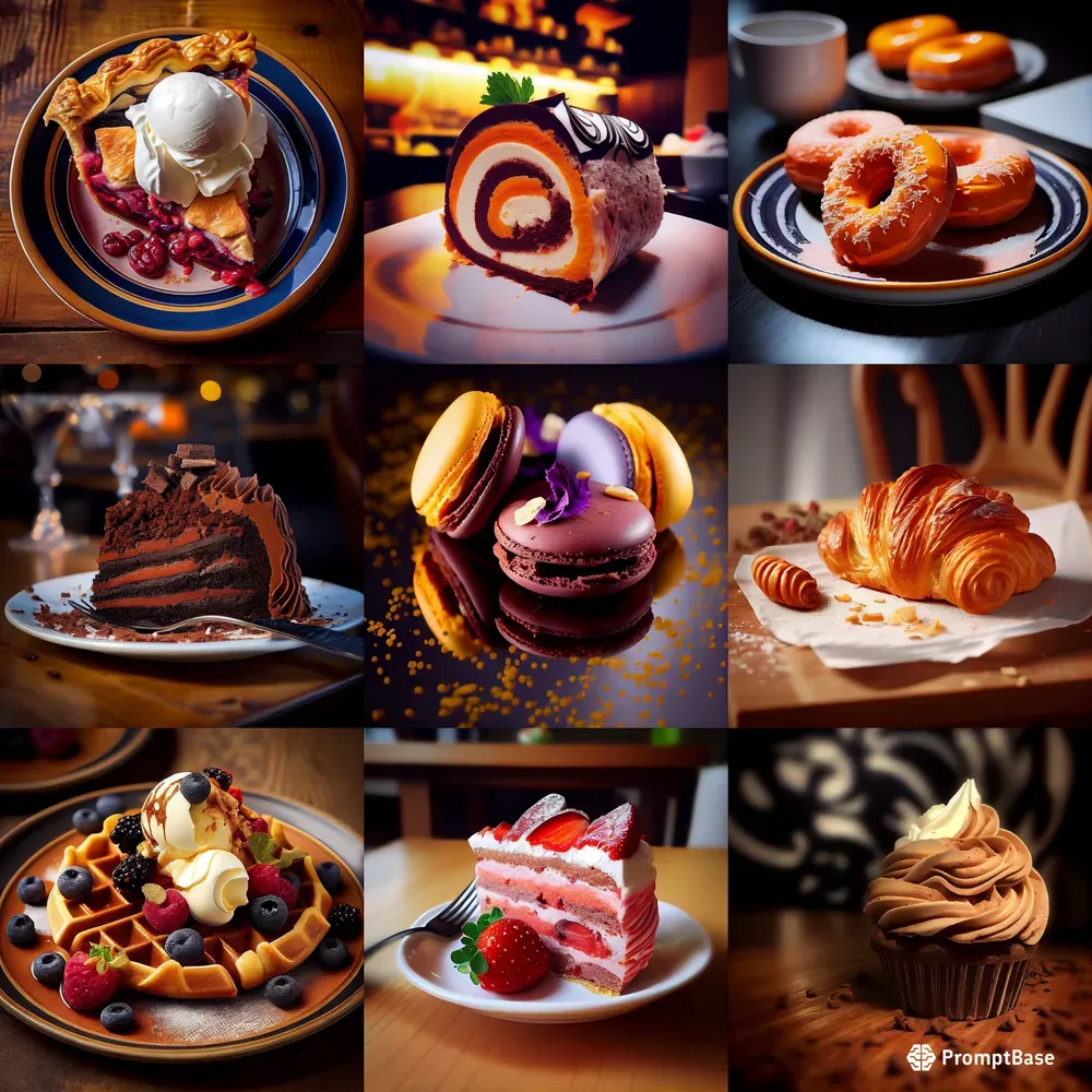 Sweet Desserts Photographs