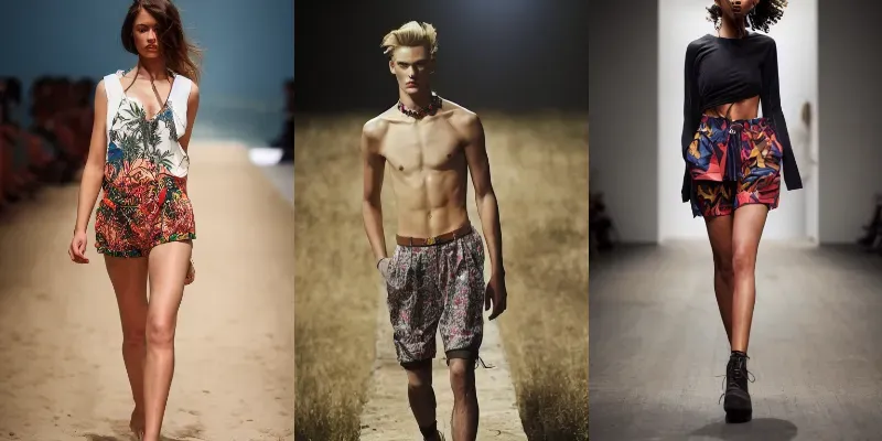 Fashion Models On The Runways generated by undefined