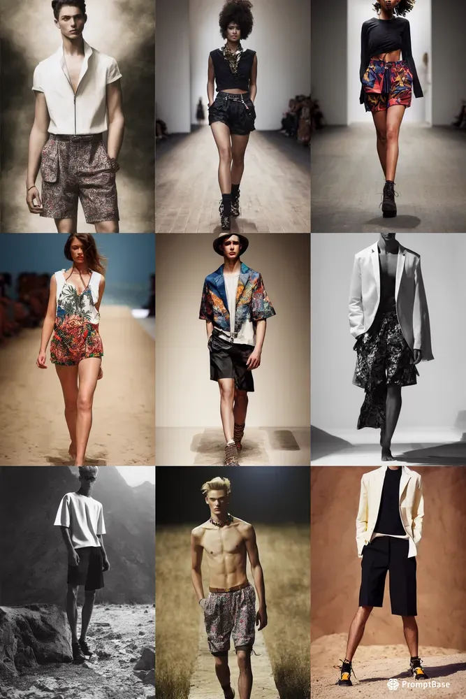 Fashion Models On The Runways