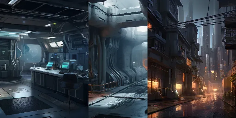 Sci Fi Point And Click Game Art generated by undefined